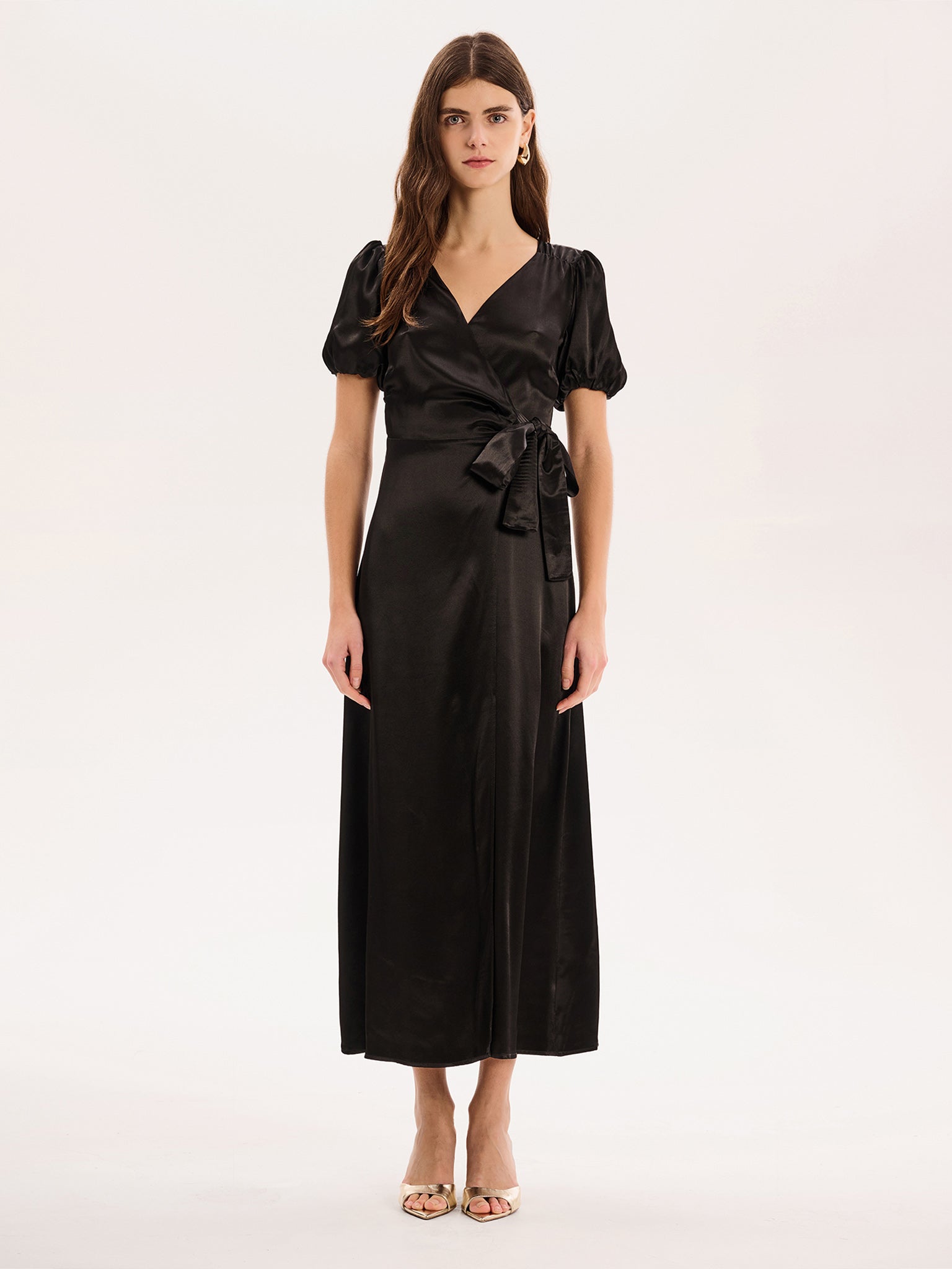 Cimik Dress in Black Grey