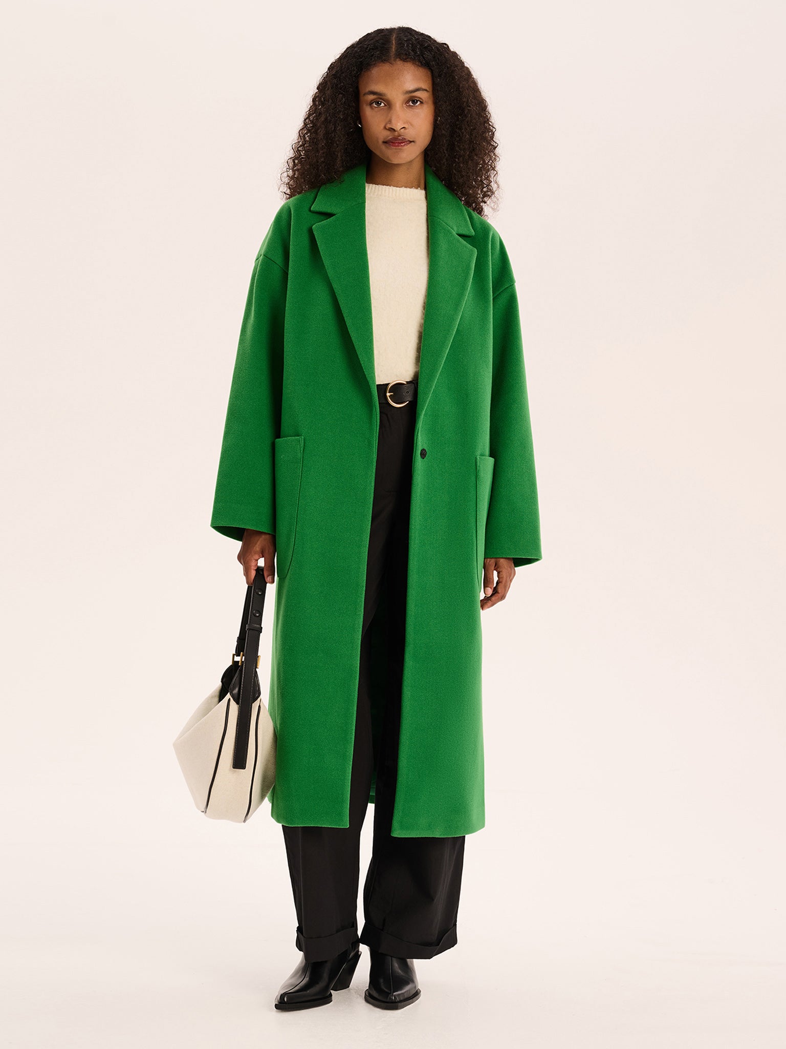 Leighton Coat in Green | OMNES | Coats & Jackets | Sustainable & Affordable Clothing