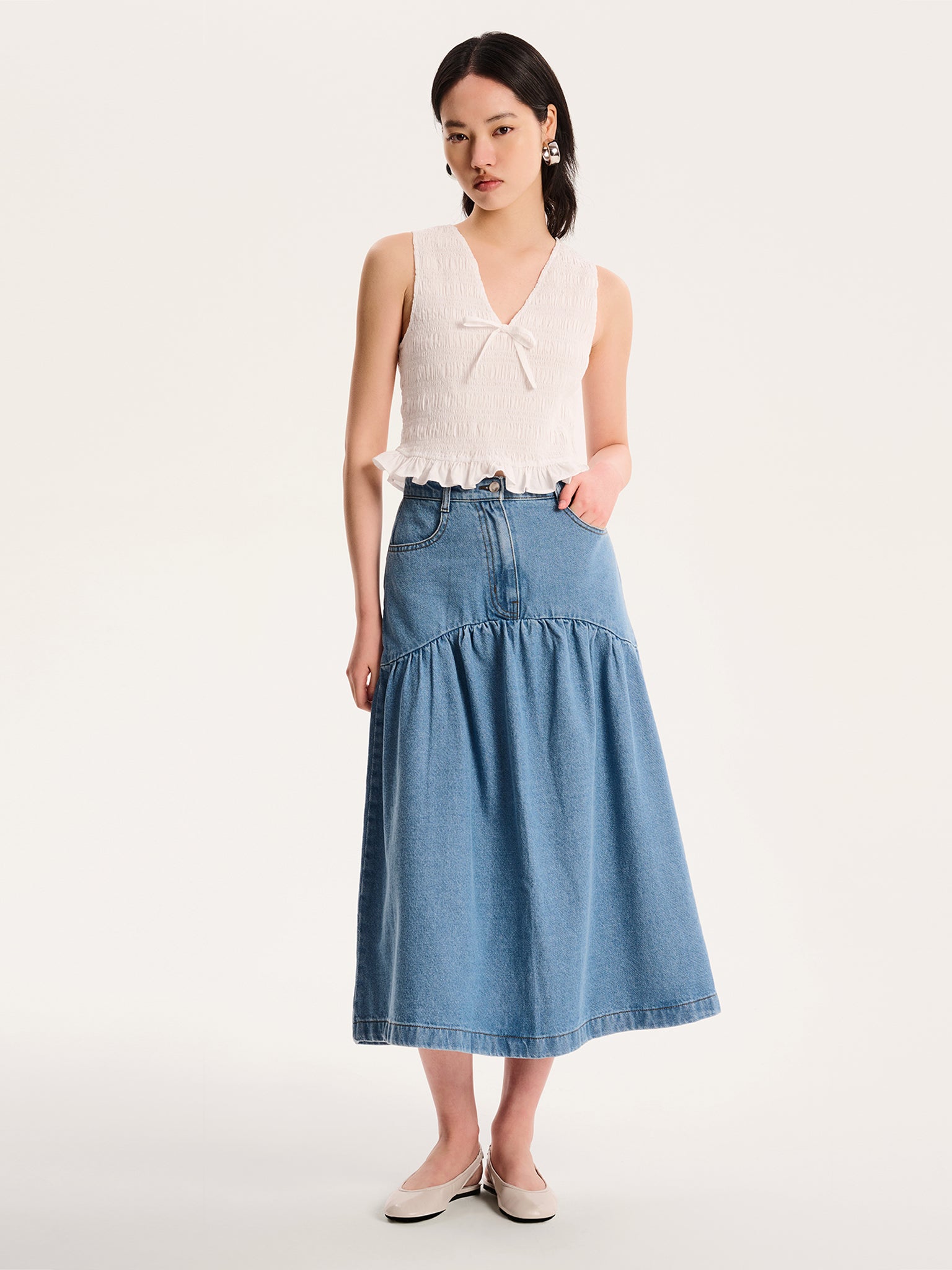 Light Wash Skirt