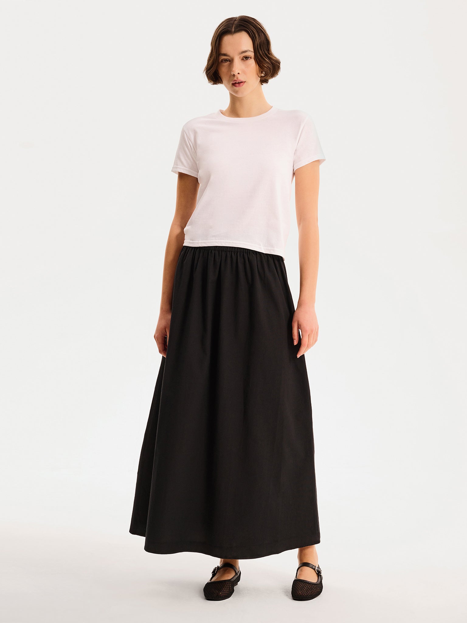 Jolie Maxi Skirt - Moonless Black