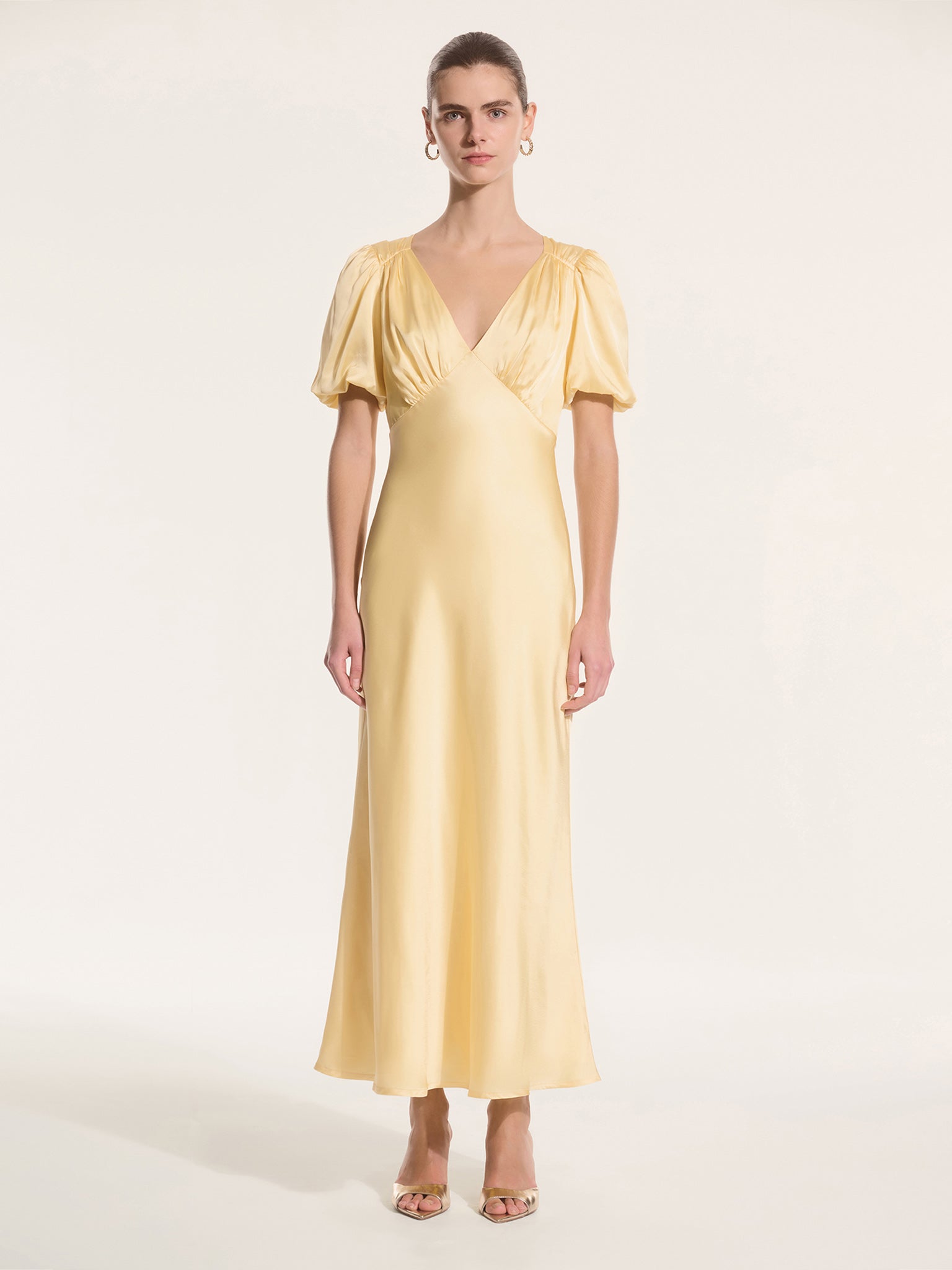 Rosie Dress in Vintage Yellow