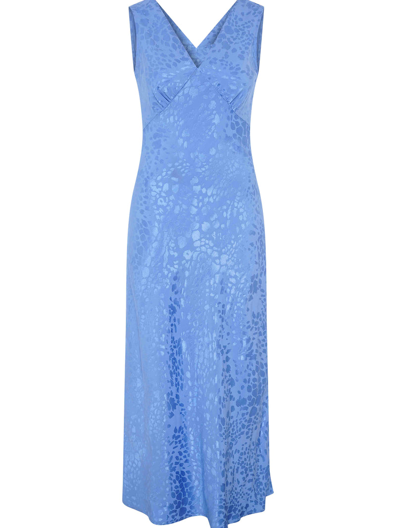 Iris Maxi Dress in Light Blue