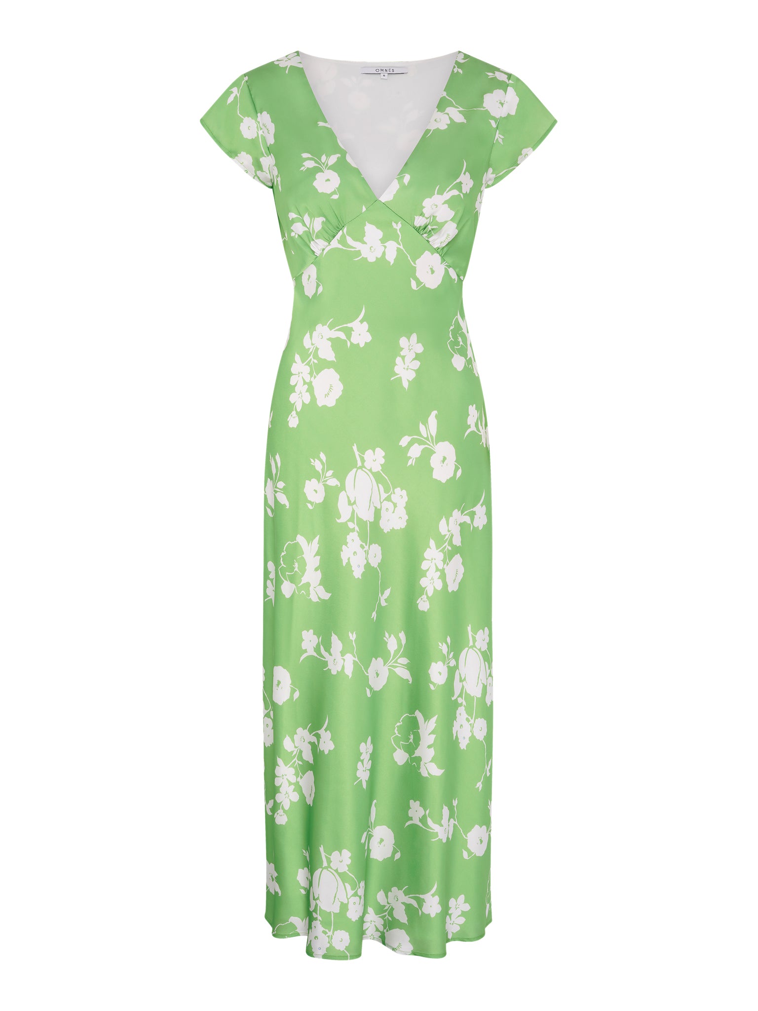 Woolf Short Sleeve Floral Slip Dress in Green | OMNES | Ethical & Affordable Clothing | Shop Women's Dresses Woolf Short Sleeve Floral Slip Dress in Green | OMNES | Ethical & Affordable Clothing | Shop Women's Dresses