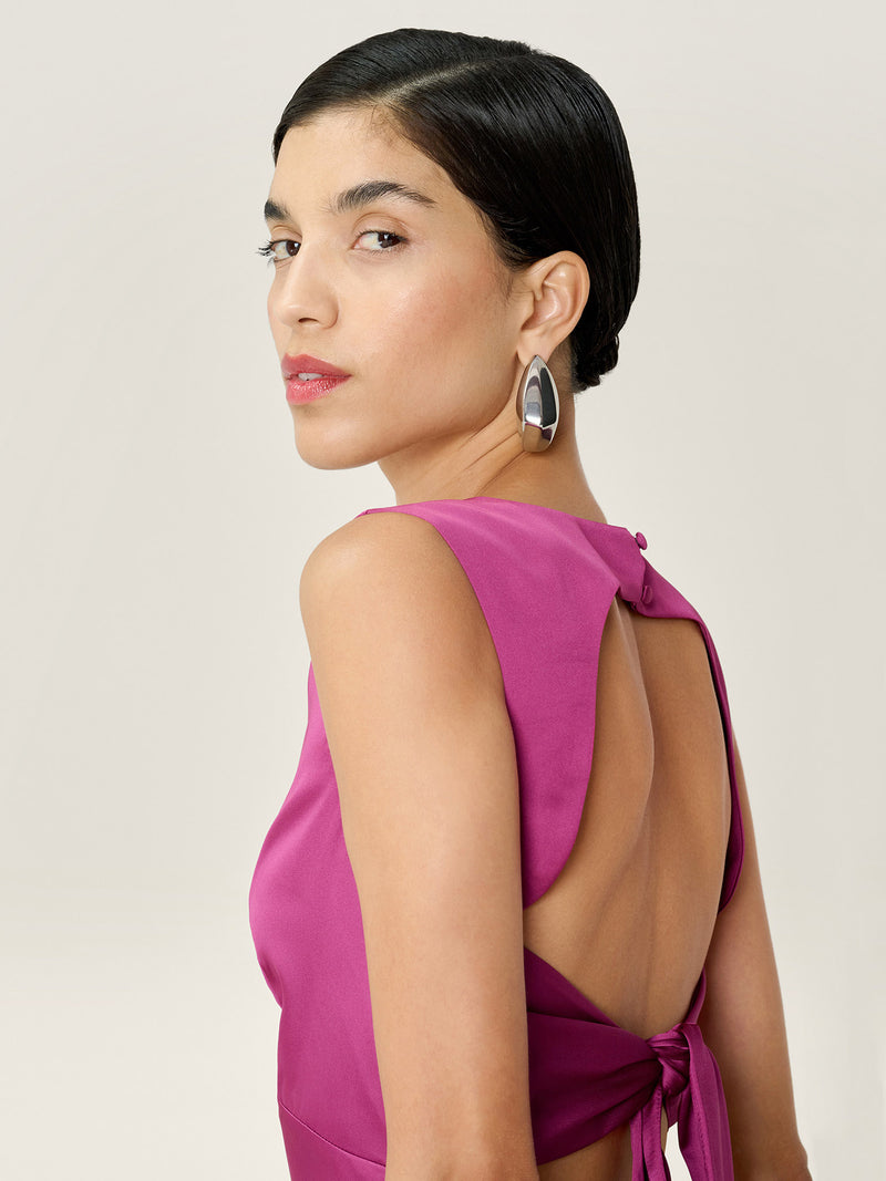 Nova Dress in Magenta