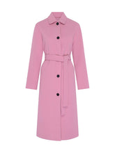 Load image into Gallery viewer, Vienna Single Breasted Belted Coat in Dusty Pink