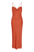 Load image into Gallery viewer, Riviera Midi Dress in Brick Orange