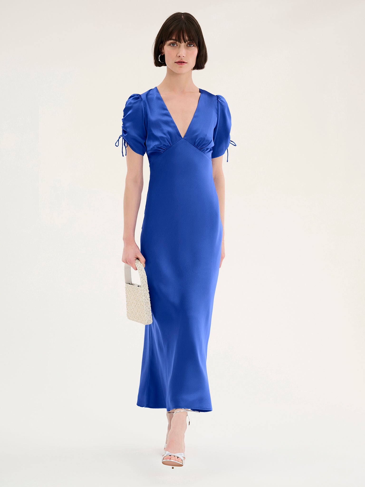 Jemima Dress in Cobalt | OMNES | Ethical & Affordable Clothing | Shop  Women's Dresses