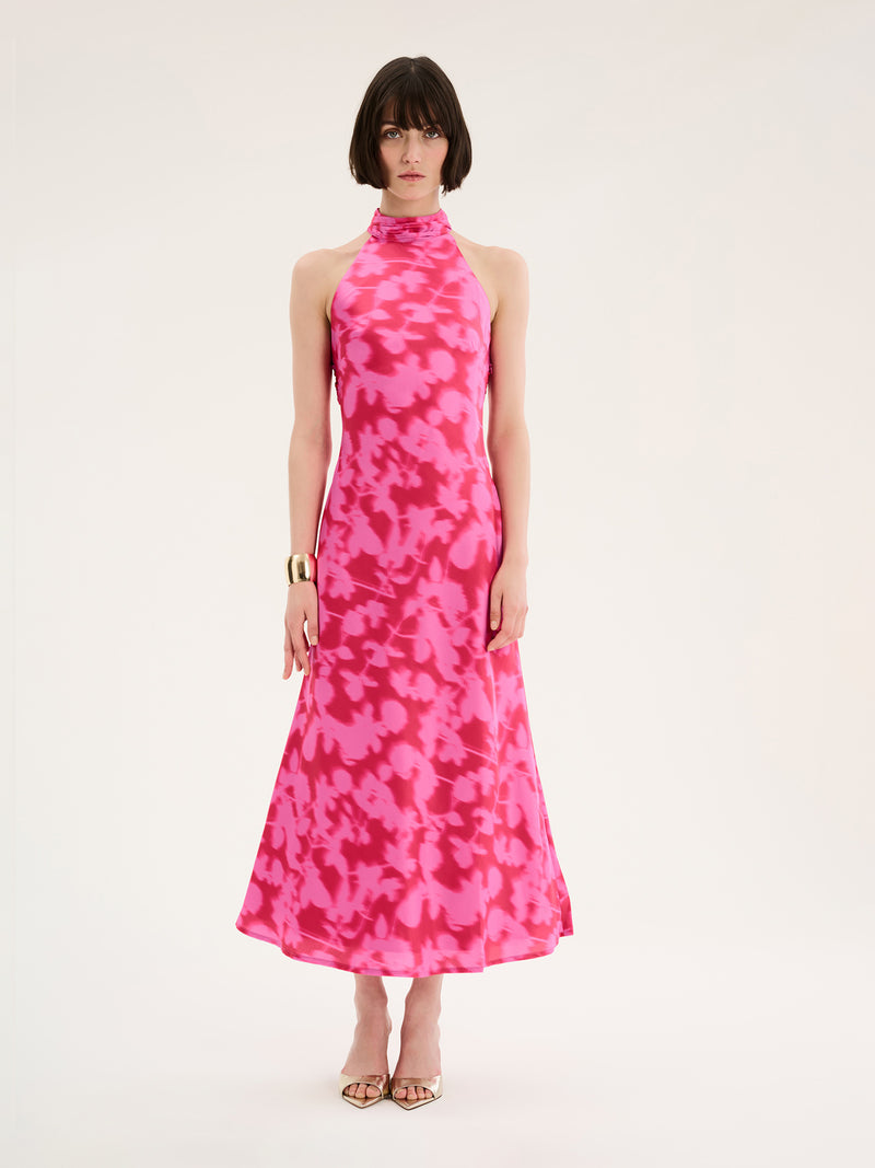 Seychelles Dress in Blurred Floral Print