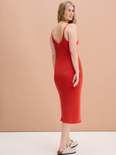 Load image into Gallery viewer, Brackley Knitted Cami Dress in Red