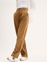 Load image into Gallery viewer, Cinnamon Straight Leg Trousers in Tobacco