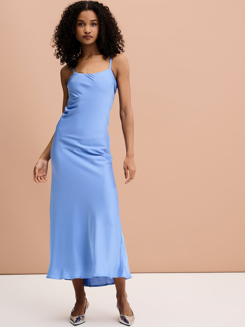 Libra Maxi Dress in Blue