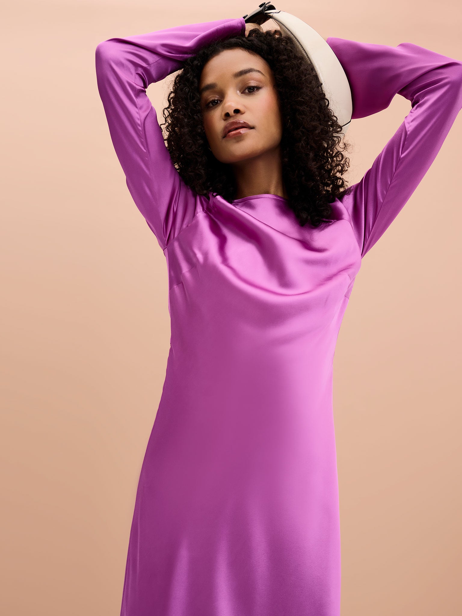Tallulah Dress in Violet | OMNES | Ethical & Affordable Clothing