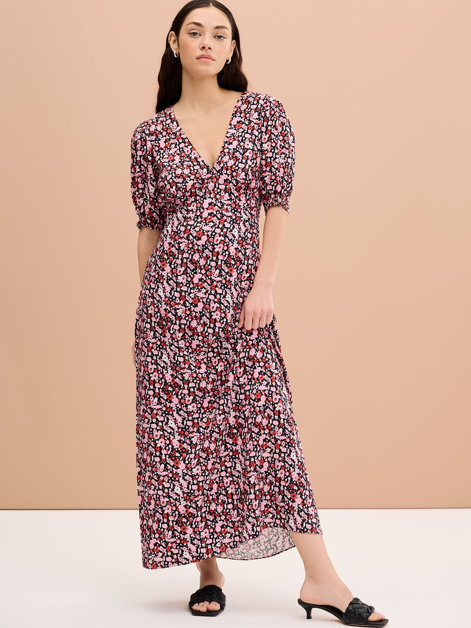 Claudette Dress Ditsy Floral Print
