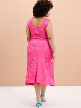 Load image into Gallery viewer, Iris Maxi Dress in Cerise Pink