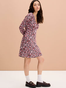 Layana Mini Dress in Ditsy Floral Print