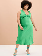 Load image into Gallery viewer, Nova Tie Back Dress in Fern Green