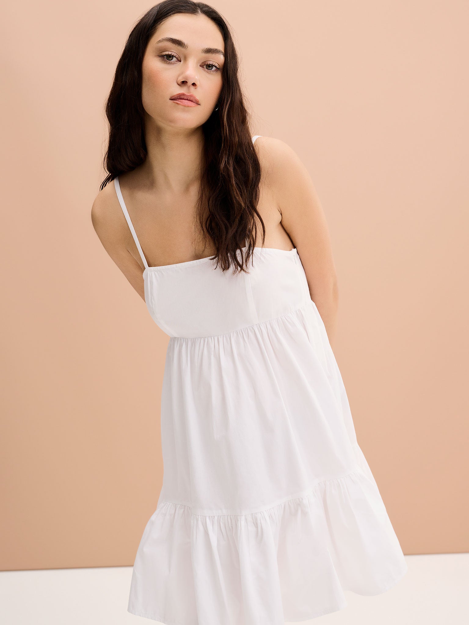 Rhea Mini Dress in White