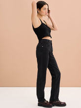 Load image into Gallery viewer, Rowan Cropped Top in Black