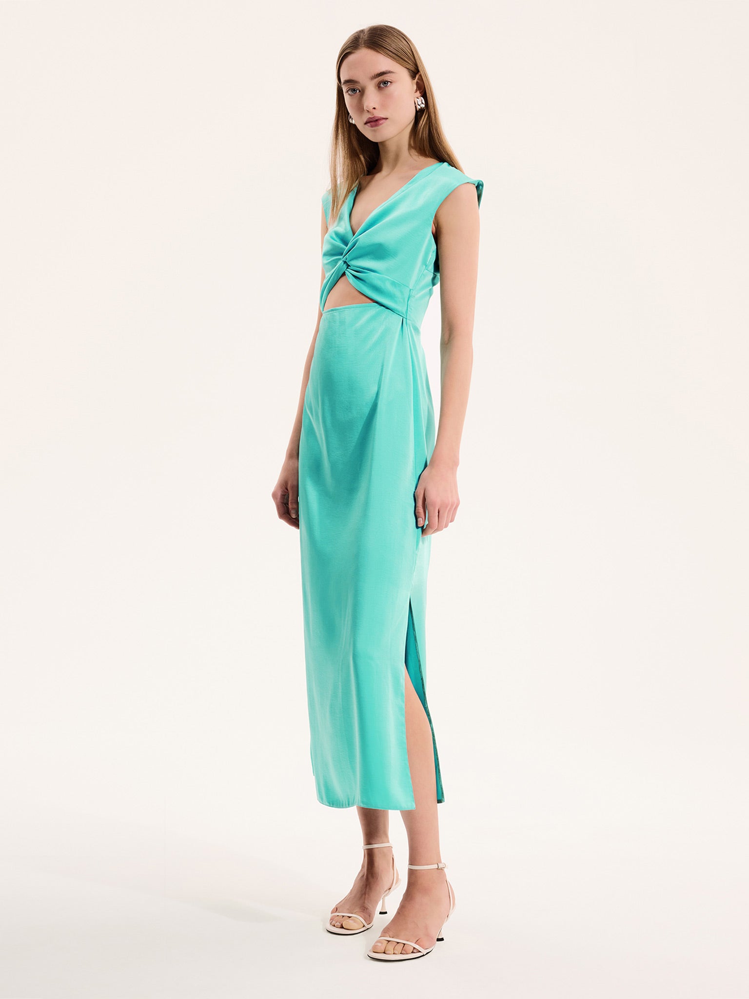 Marin Twist Dress in Turquoise | OMNES | Dresses | Sustainable & Affordable Clothing | Shop Women's Fashion Marin Twist Dress in Turquoise | OMNES | Dresses | Sustainable & Affordable Clothing | Shop Women's Fashion