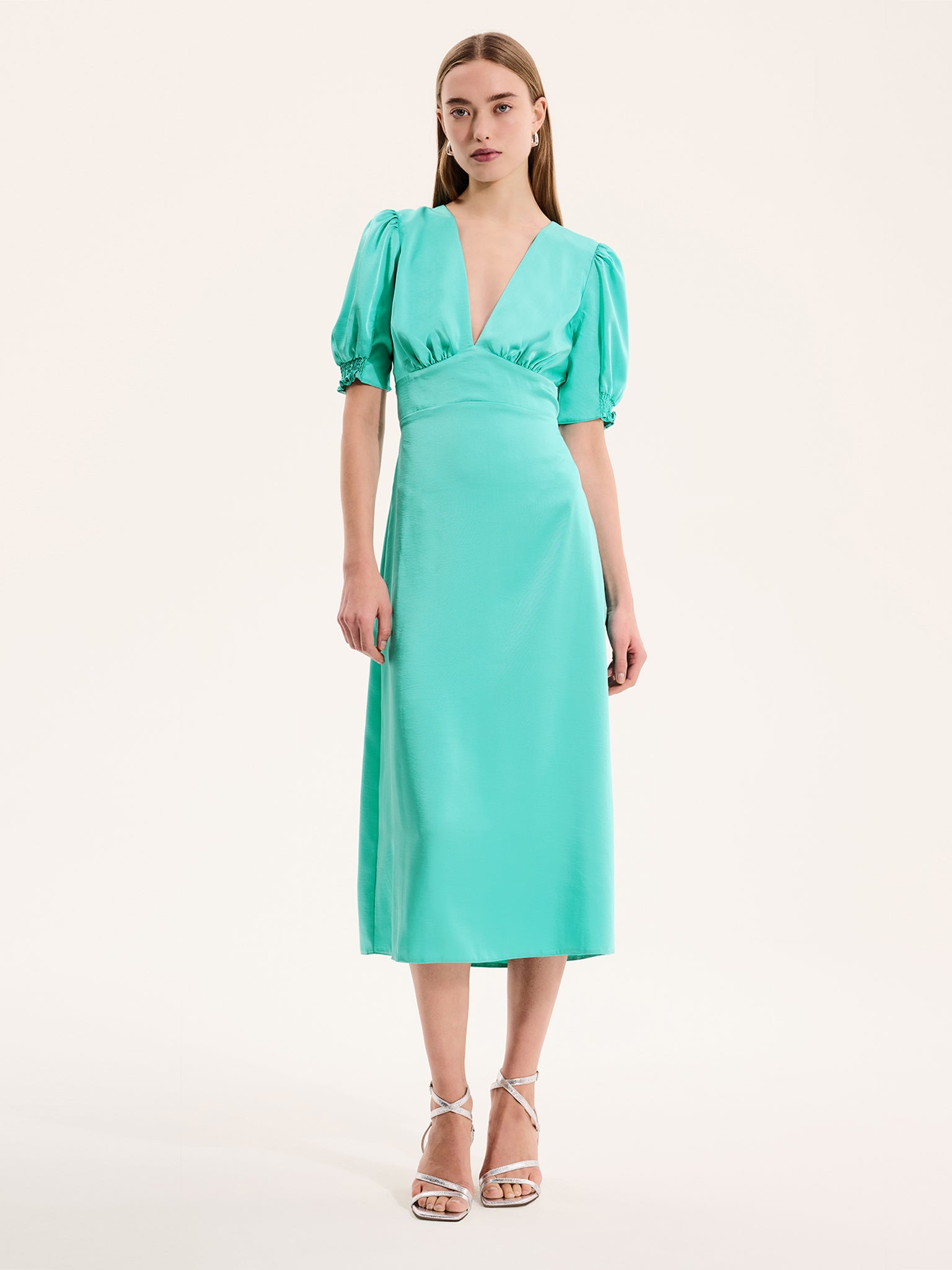 Odette Dress in Turquoise | OMNES | Dresses | Sustainable & Affordable  Clothing