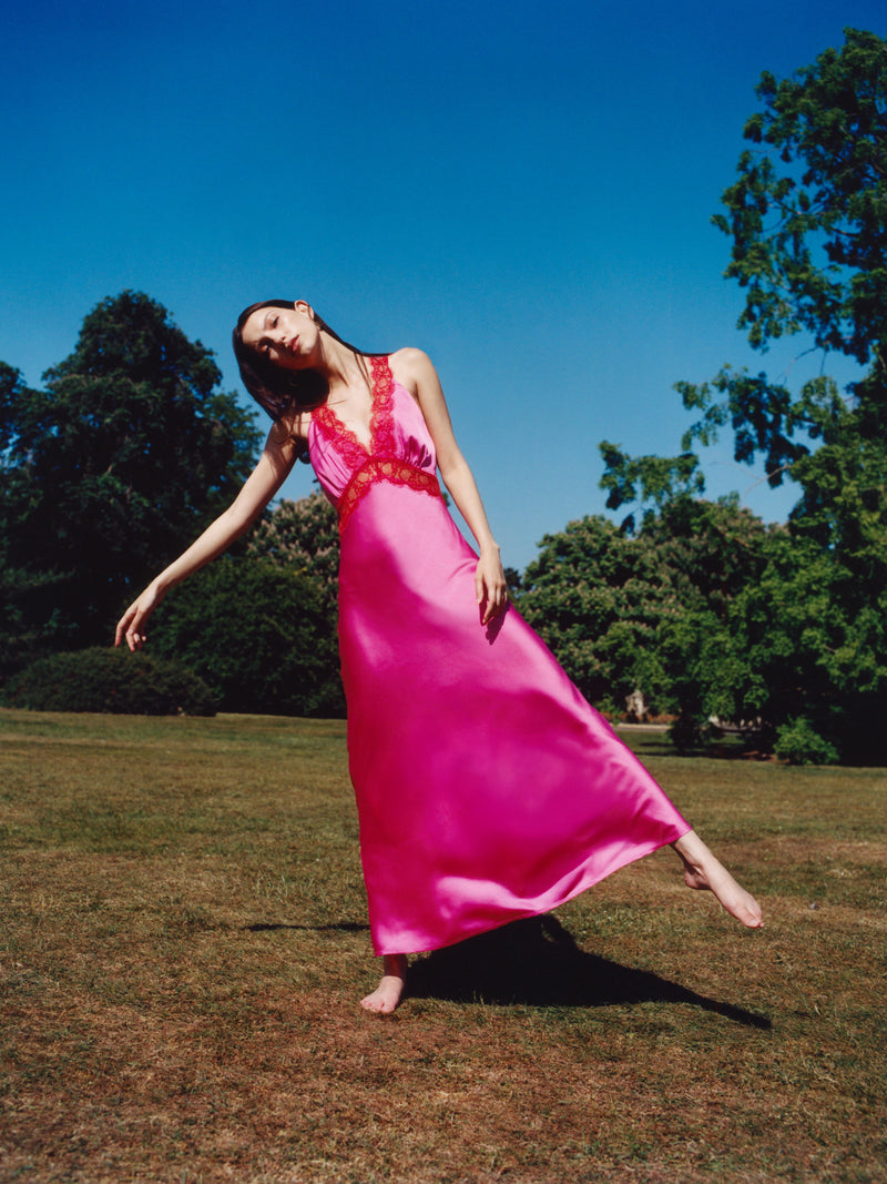 Pink Maxi Dresses | Women's Maxi Dresses in Pink | OMNES Pink Maxi Dresses | Women's Maxi Dresses in Pink | OMNES