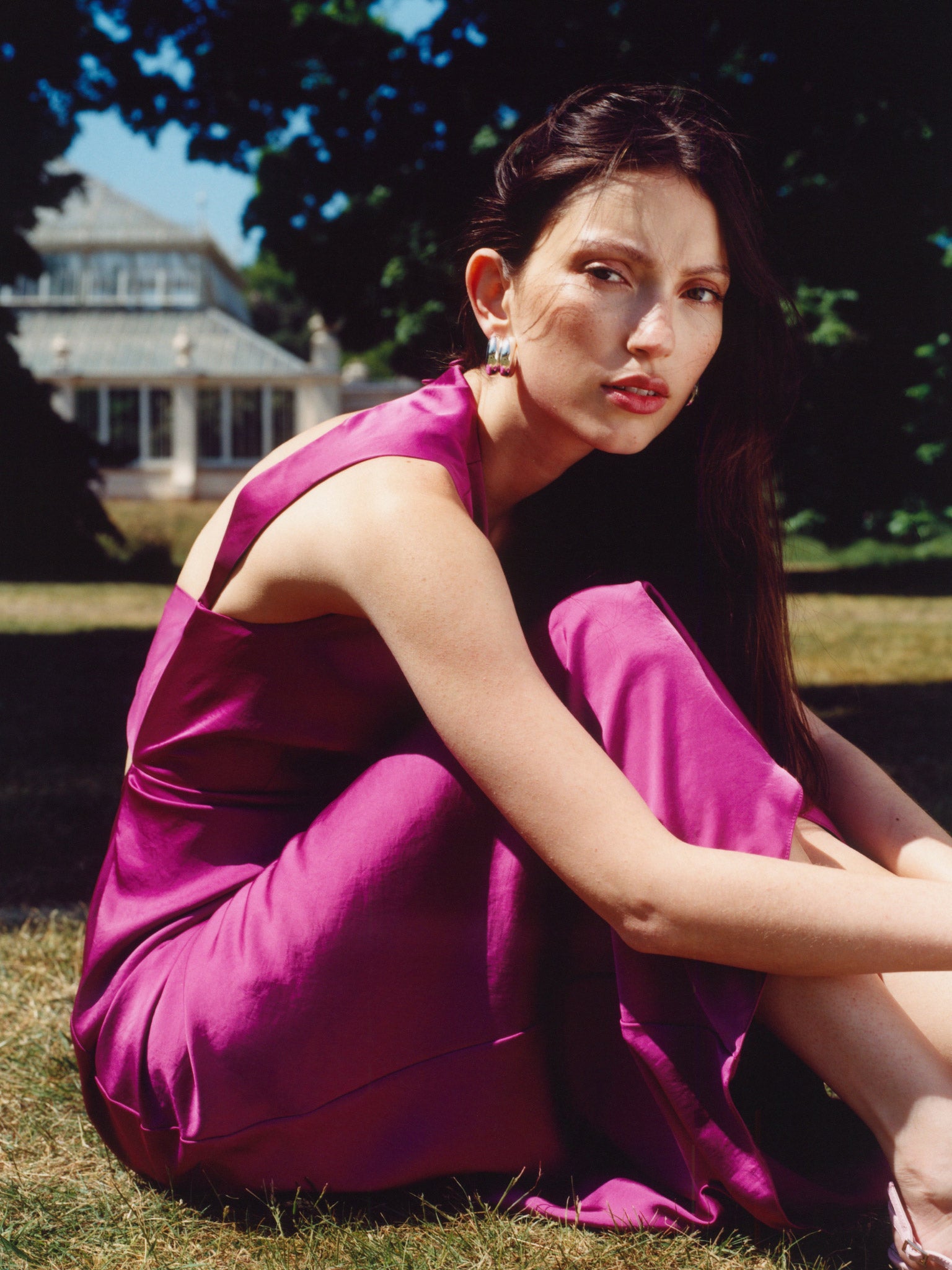 Nova Dress in Magenta