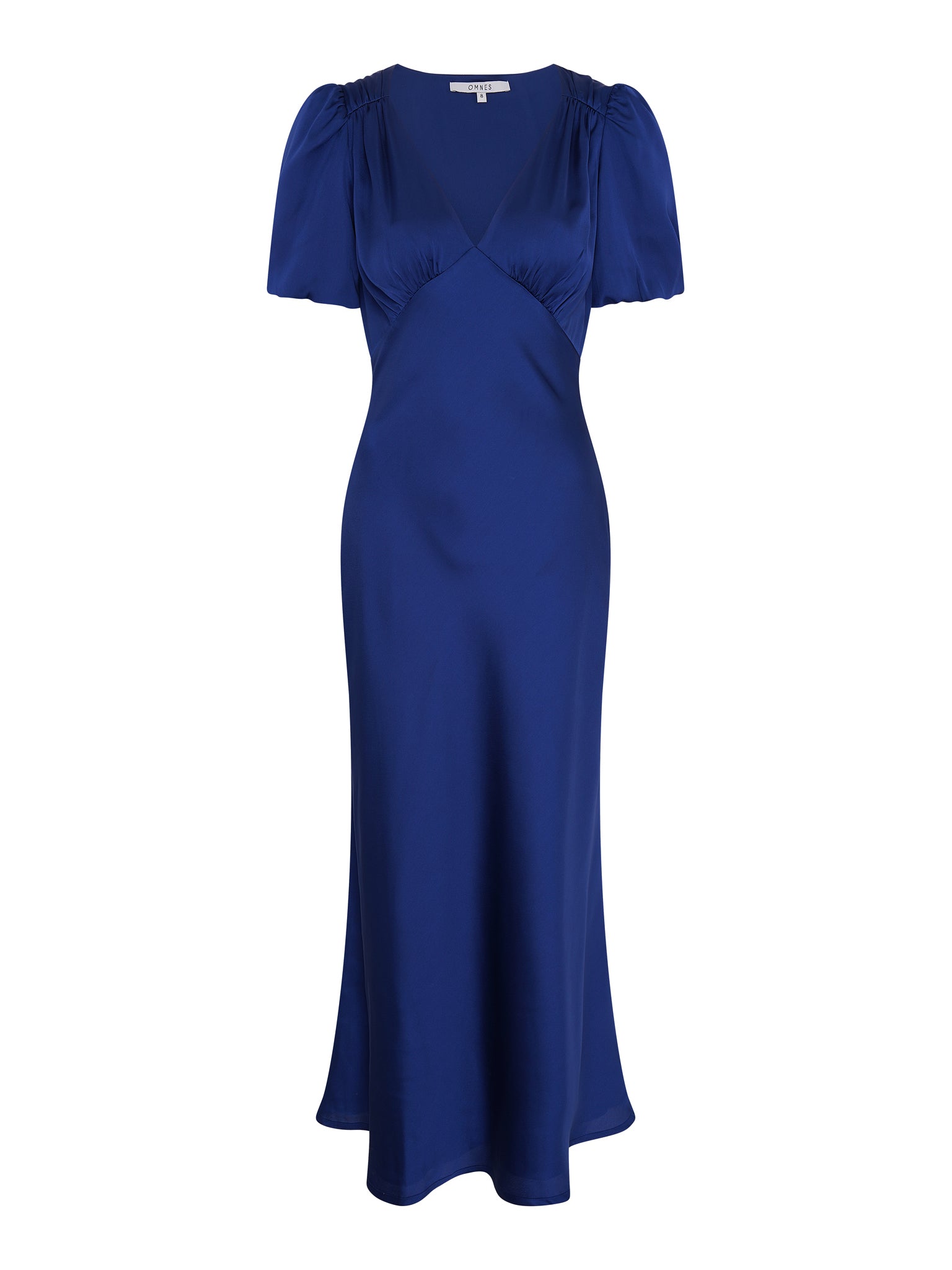 Rosie Puff Sleeve Dress in Navy – OMNES