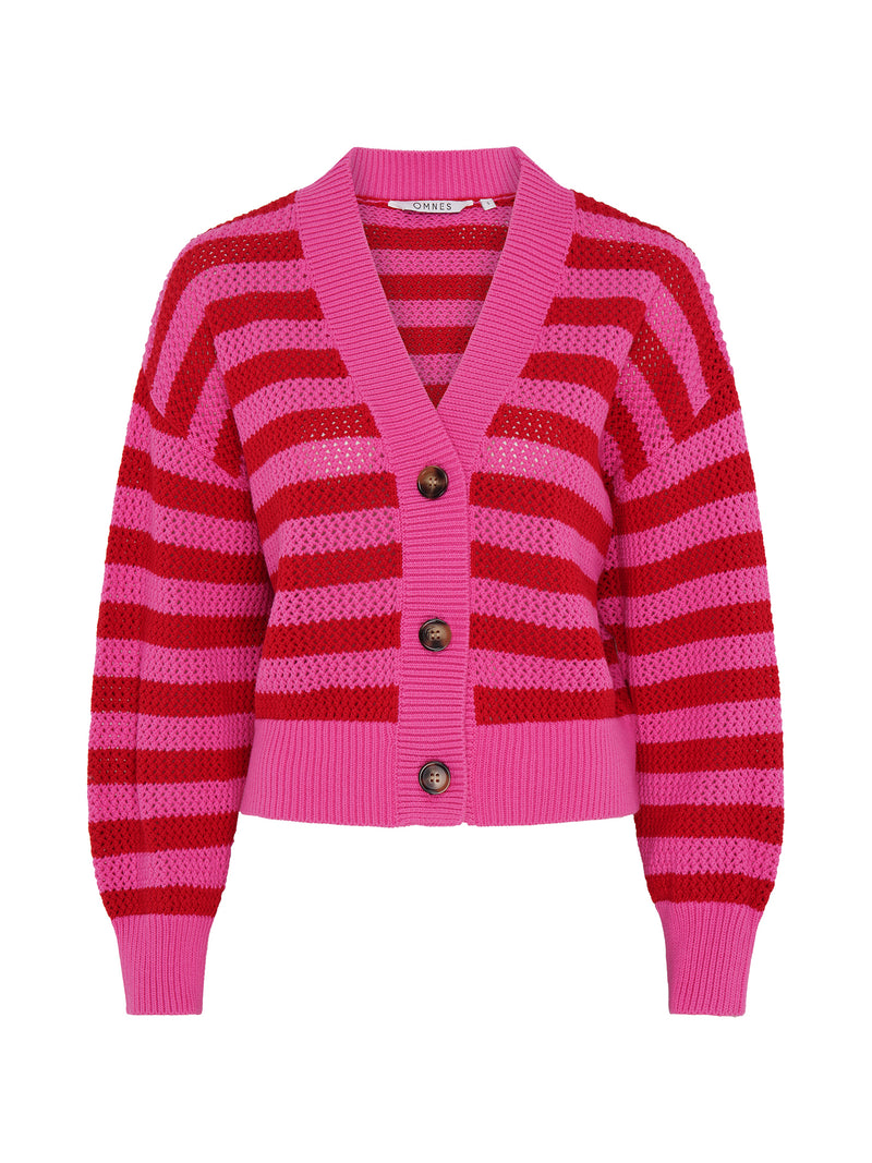 Heather Stripe Cardigan