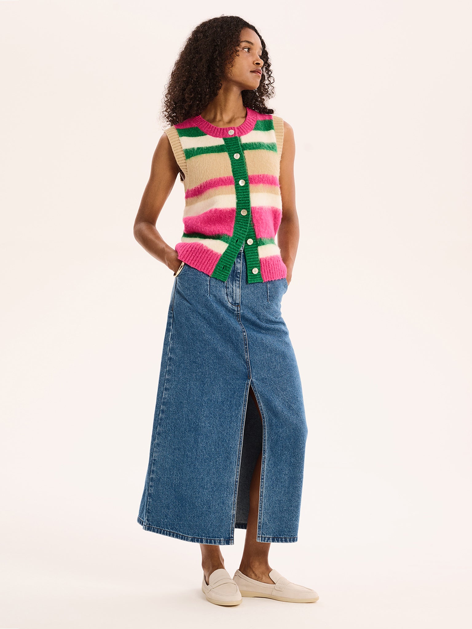 Matilda Stripe Vest