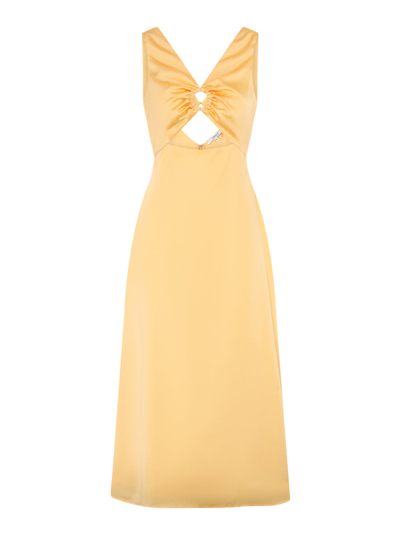 Fredricka Ring Detail Maxi Dress