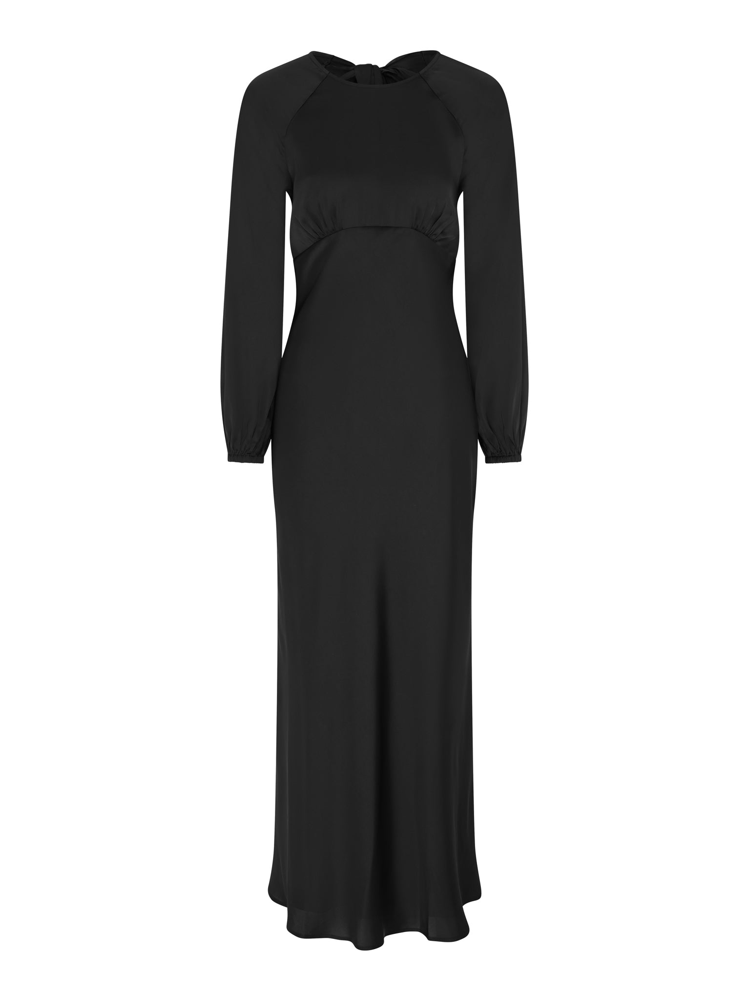 joelle black linen midi dress Joelle Dress in Black
