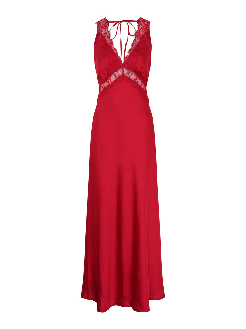 Aurelia Dress in Barbados Cherry