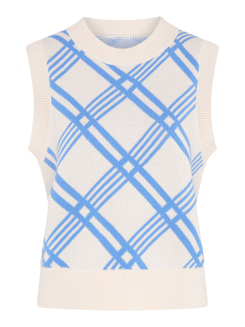 Bobbi Large Check Vest