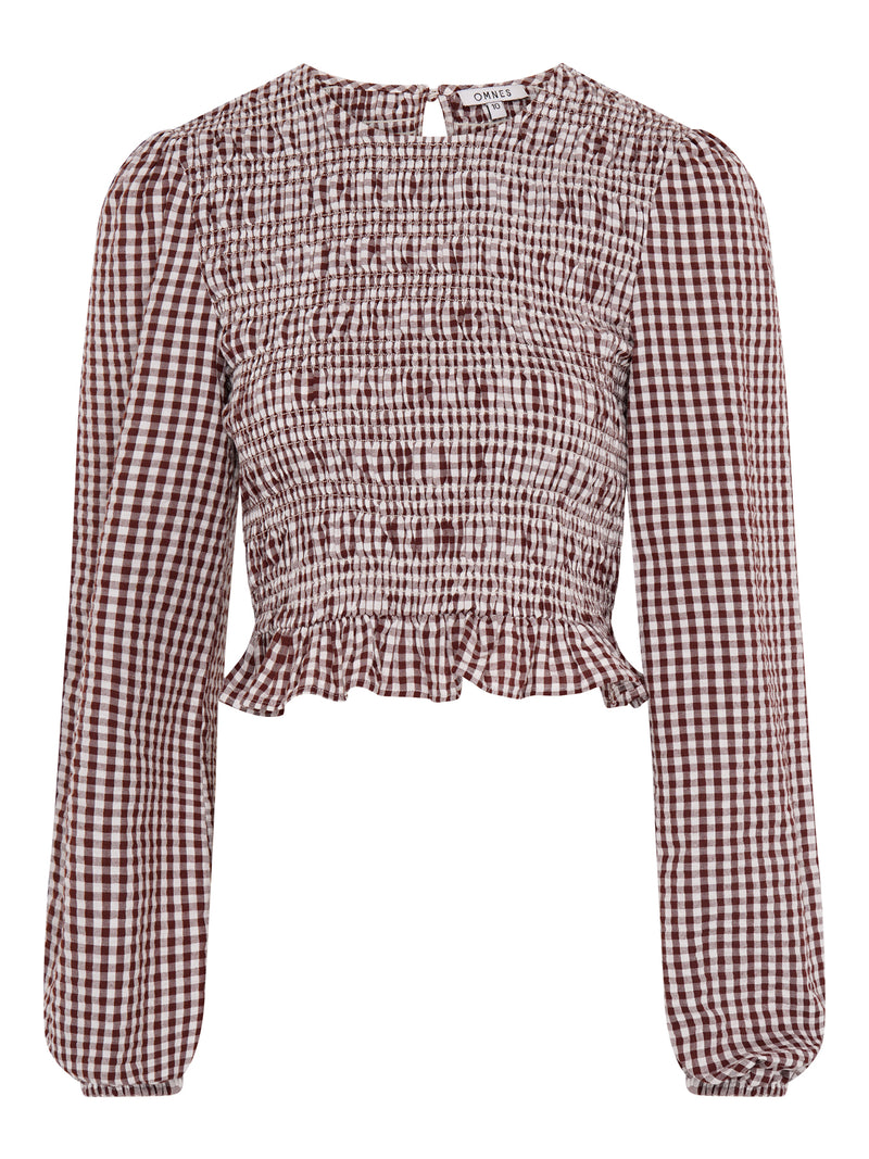 Kaloppe Top in Brown