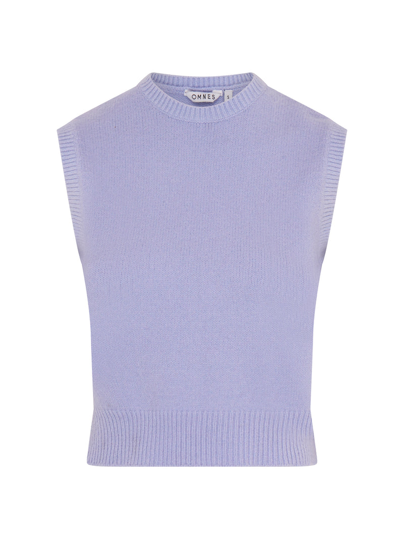 Bob Sweater Vest in Light Blue