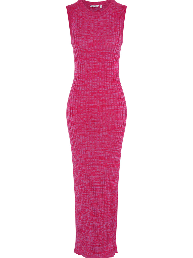 Tyler Dress in Space Dye Pink
