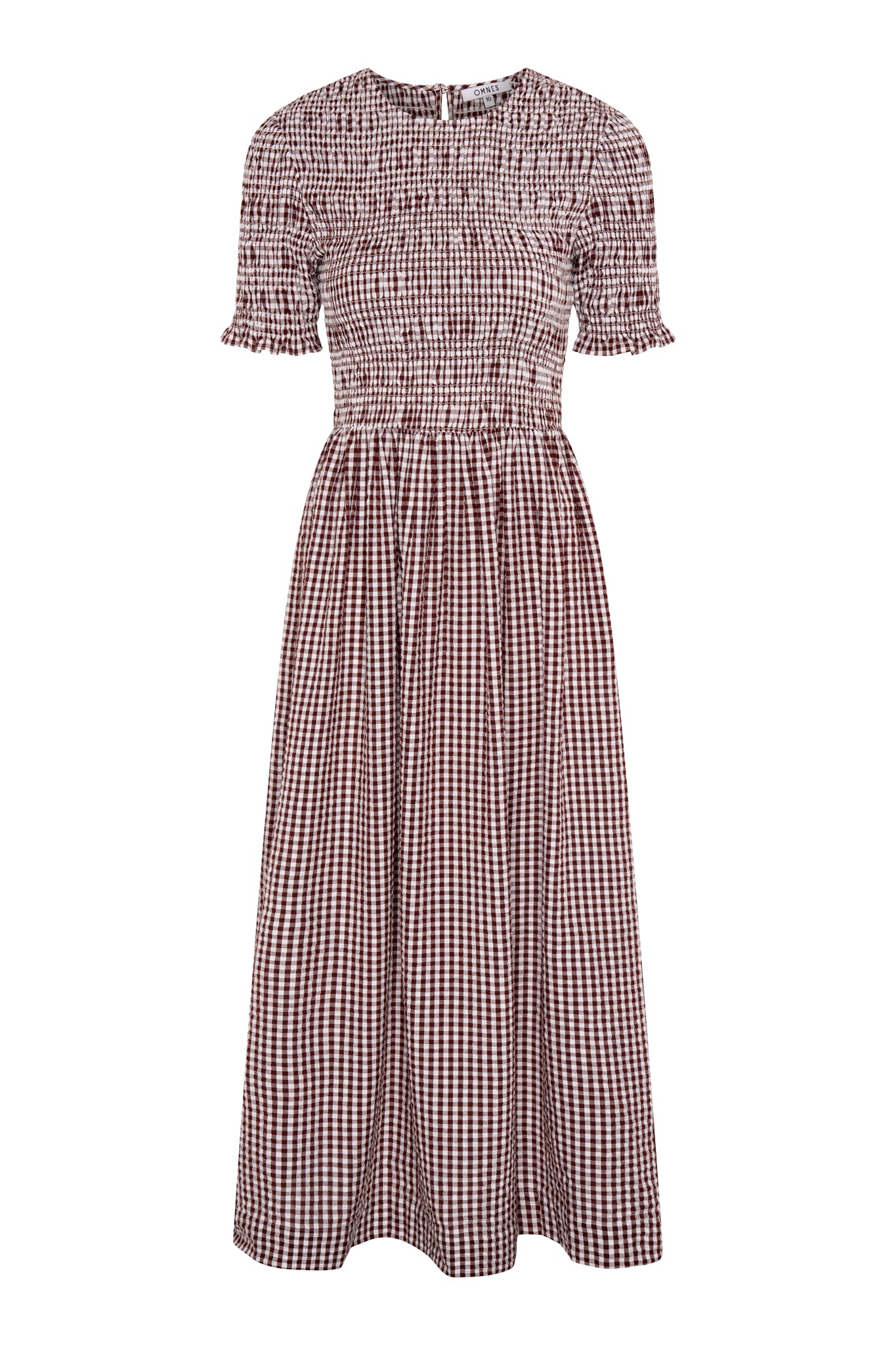 Becky Dress in Brown Gingham | OMNES | Dresses | Sustainable & Affordable Clothing | Shop Women's Fashion Becky Dress in Brown Gingham | OMNES | Dresses | Sustainable & Affordable Clothing | Shop Women's Fashion