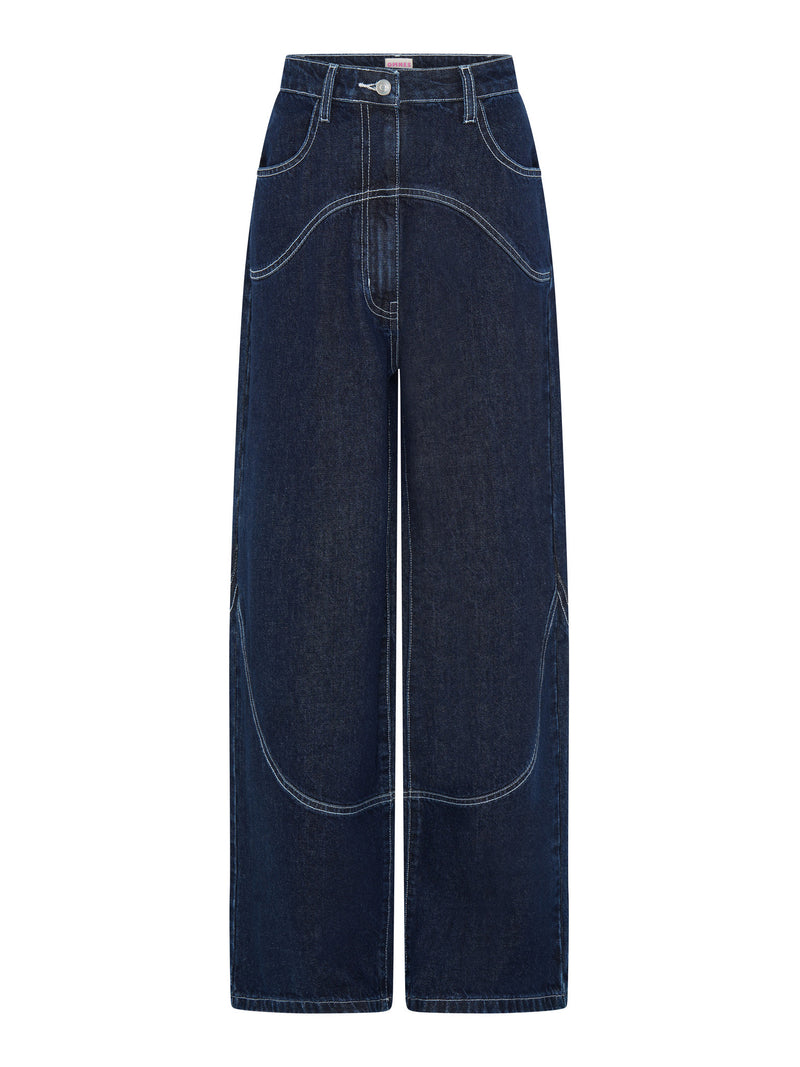 Zola Jean in Dark Indigo Wash