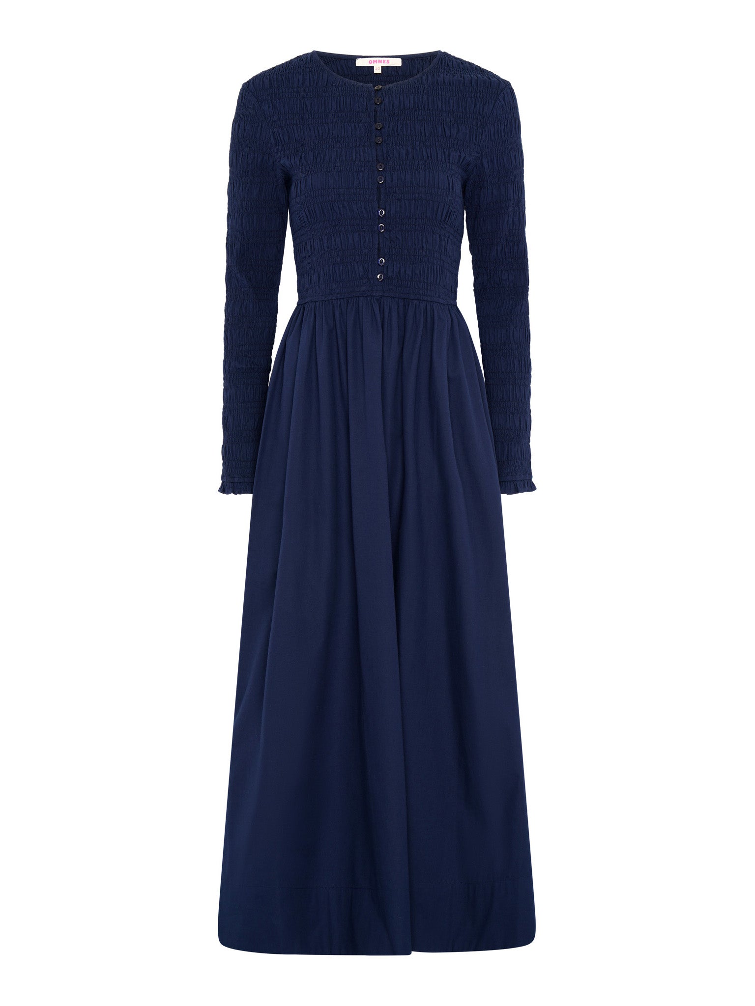 Mina Dress in Navy | OMNES | Ethical & Affordable Clothing