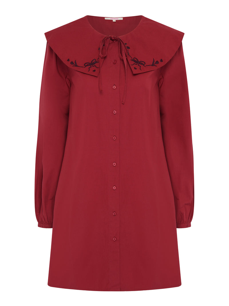 Sloane Dress in Merlot