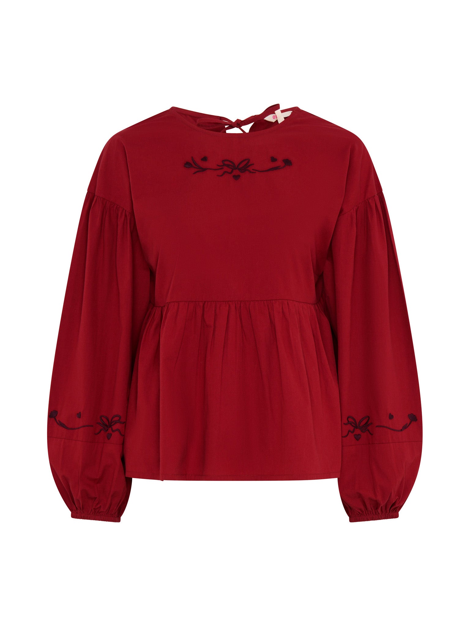 Elma Blouse in Merlot | OMNES | Ethical & Affordable Clothing