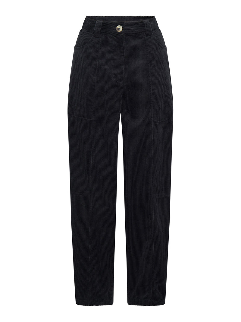 Kai Cord Trouser in Black
