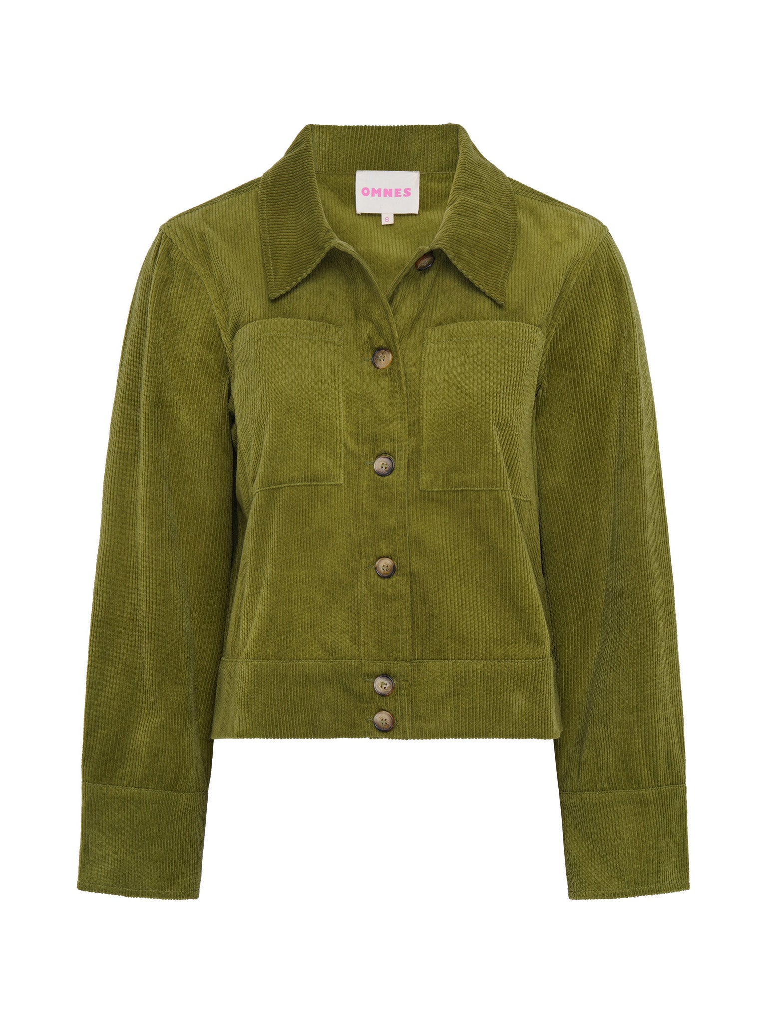Millie Cord Jacket in Moss Green

