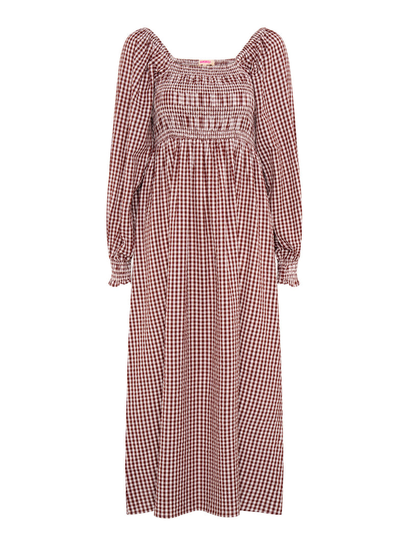 Amaryllis Dress in Chocolate
