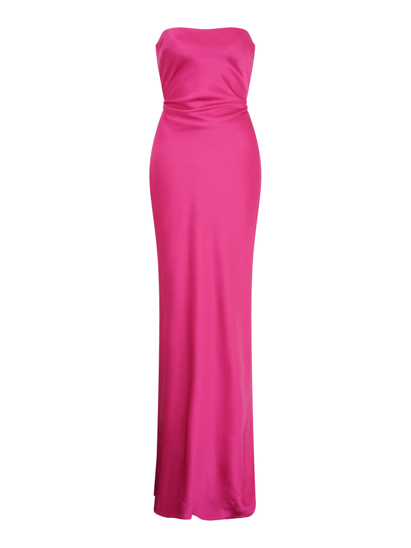 Amdra Maxi Dress in Magenta