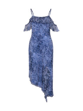 Load image into Gallery viewer, Aracelli Off Shoulder Maxi Dress in Blue