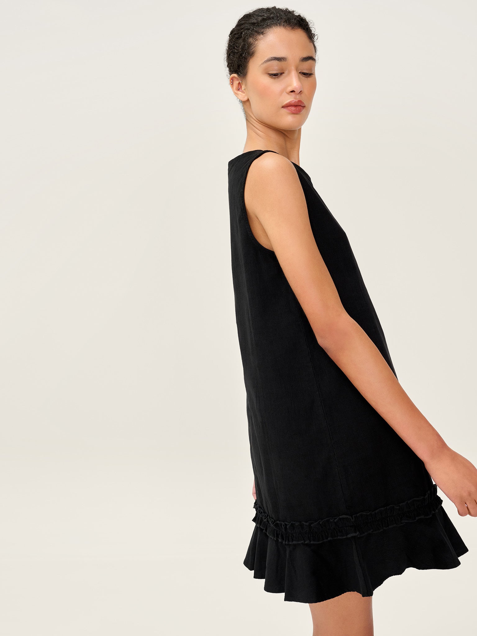 Adora Cord Dress in Black - 20 Adora Cord Dress in Black - 20