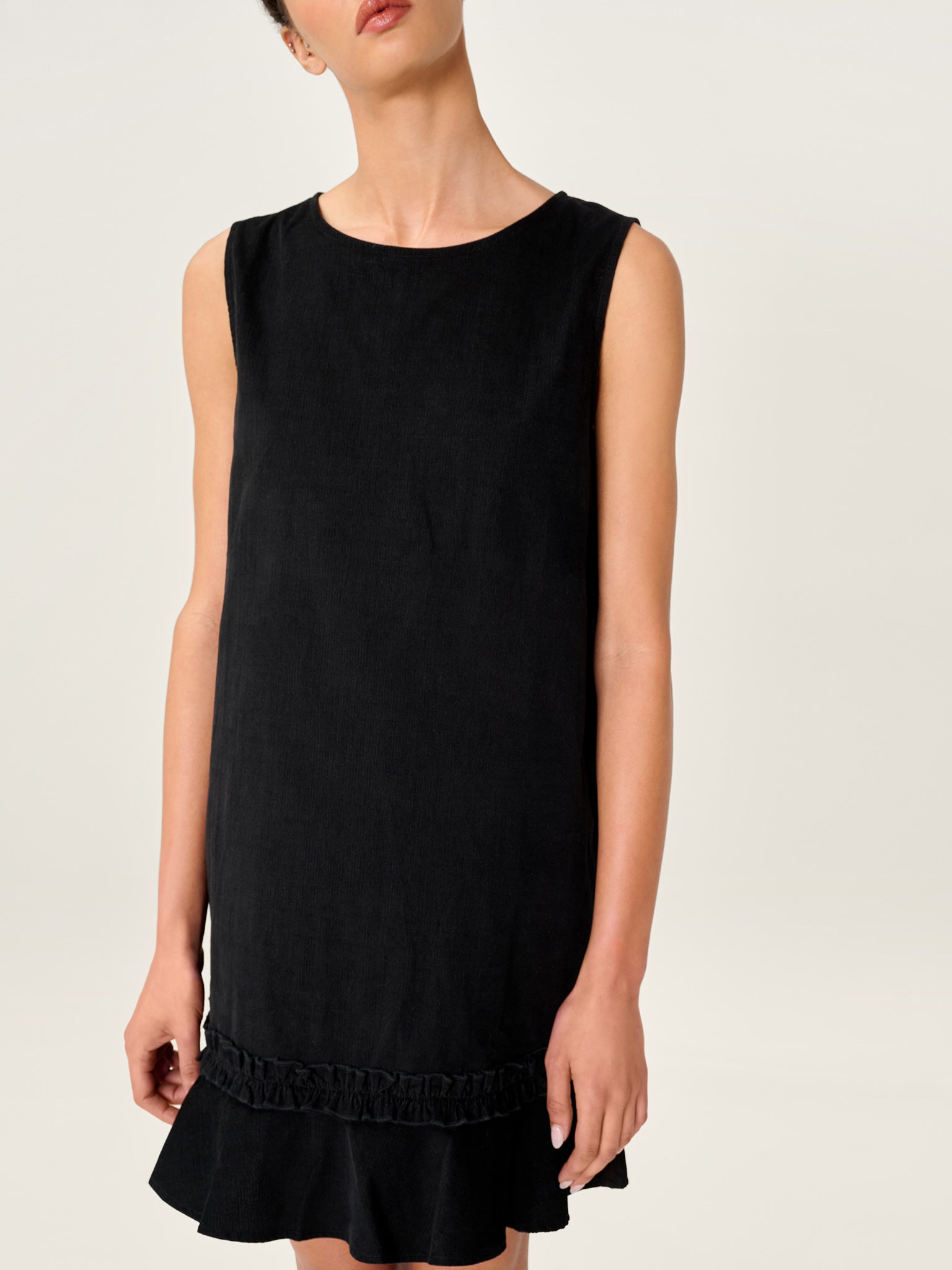 Adora Cord Dress in Black