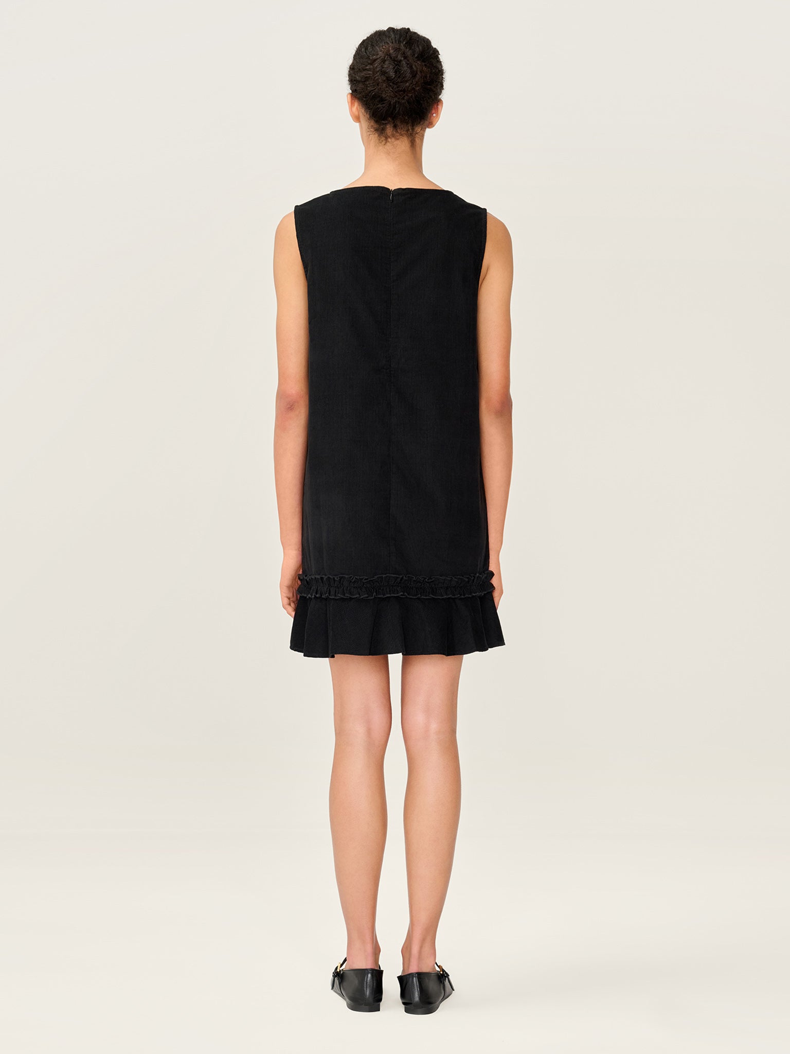 Adora Cord Dress in Black