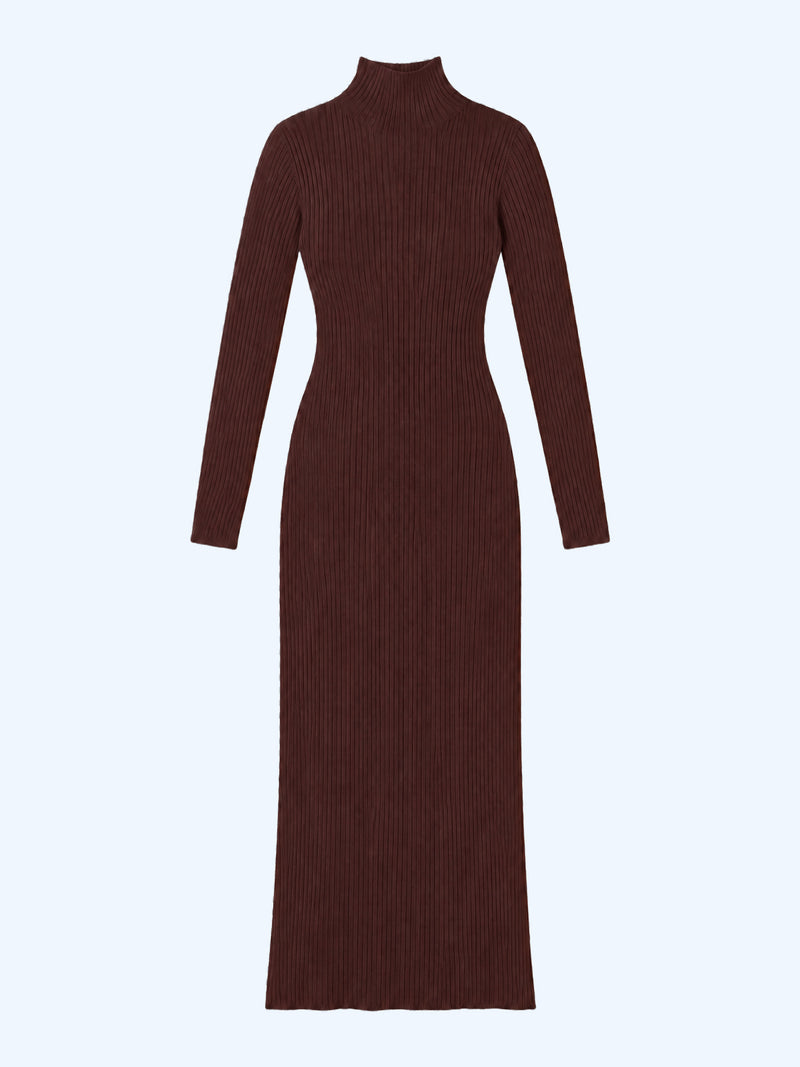Albie Dress in Brown